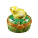 Small Chick on Green Base Limoges Box - Limoges Box Boutique