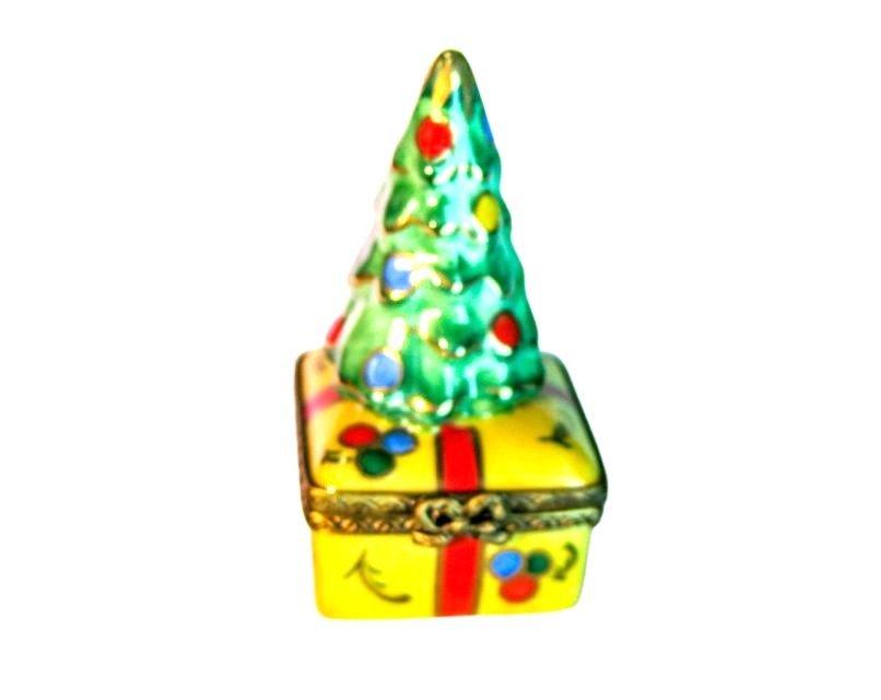 Small Christmas Tree Limoges Box Figurine - Limoges Box Boutique