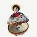 Small French Boy w Puppies Limoges Box Figurine - Limoges Box Boutique