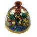 Stained Glass Dome with Nativity Inside Limoges Box - Limoges Box Boutique