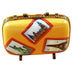 Suitcase w Large Tags Limoges Box - Limoges Box Boutique