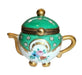 Teapot Green Boule Limoges Box Figurine - Limoges Box Boutique