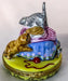 Three Cats Playing Porcelain Limoges Trinket Box - Limoges Box Boutique