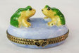 Two Frogs Porcelain Limoges Trinket Box - Limoges Box Boutique