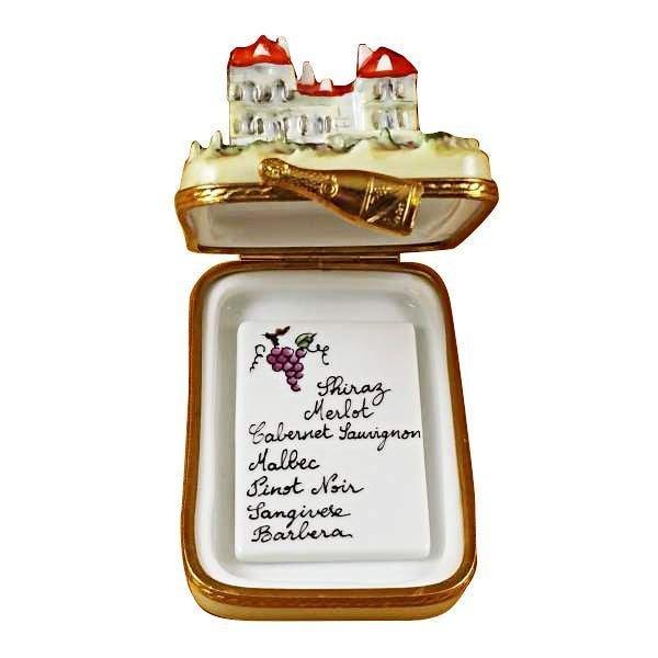 Vineyard with Removable Wine List Limoges Box - Limoges Box Boutique