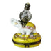 Yellow Emperial Elephant w Perfume Porcelain Limoges Trinket Box - Limoges Box Boutique