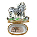 Zebra with Baby Limoges Box - Limoges Box Boutique